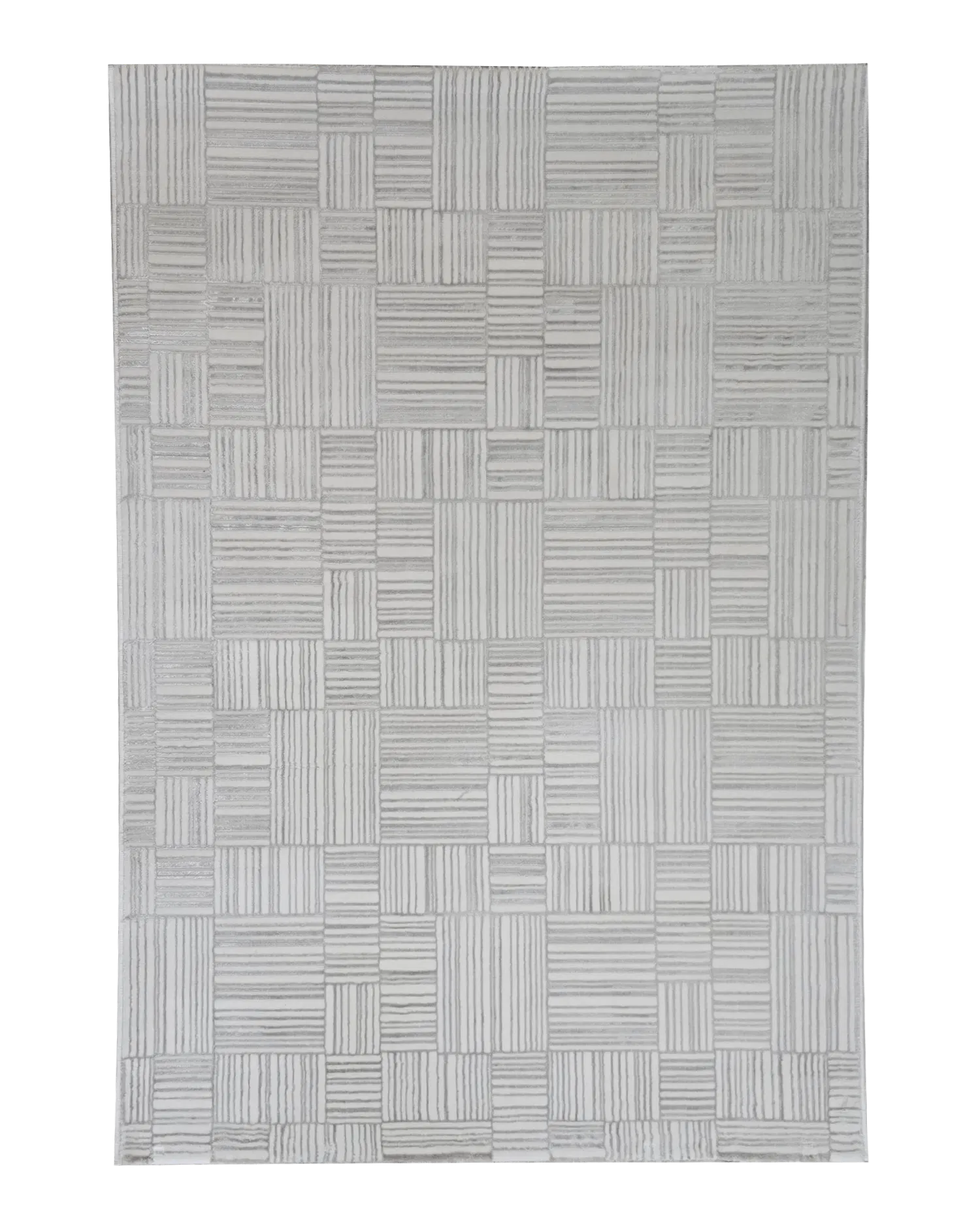 8597A WHITE 1 ARTE 8507 BLANCO PLATEADO - ALFOMBRA - Imagen 1